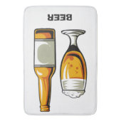 Bierdesignmatte Badematte (Vorderseite Vertikal)