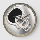 Bierdose für offene Getränke Große Wanduhr (Vorderseite)