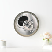 Bierdose für offene Getränke Große Wanduhr (Zuhause)