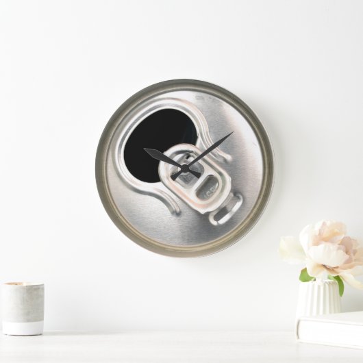 Bierdose für offene Getränke Große Wanduhr (Zuhause)