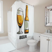 Bierdusche Duschvorhang (Beispiel)