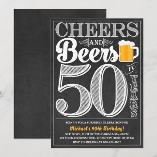 Biere bis 50 Jahre Einladung zum Geburtstag