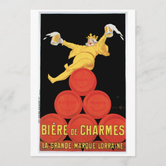 Biere de Charmes Invitation / Birthday Card Einladung
