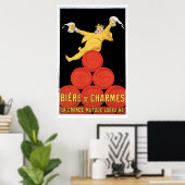 Biere de Charmes Plakatpreise beginnen um 11.20 Uh Poster (Heimbüro)