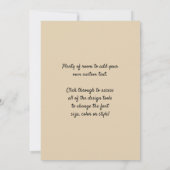 Biere de la Meuse von Marc Auguste Bastard Einladung (Rückseite)