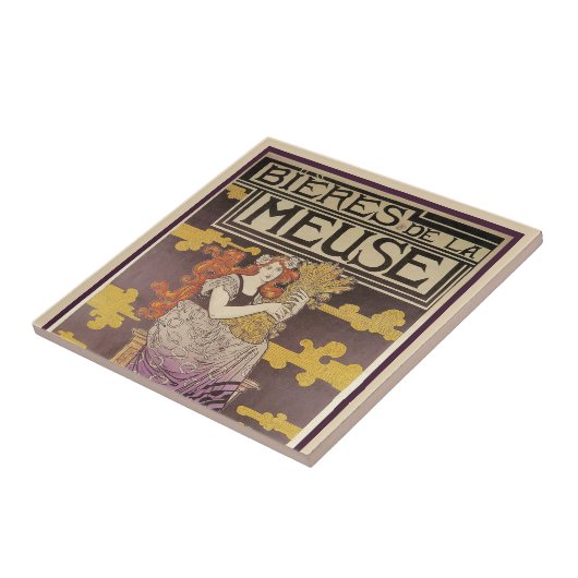 Biere de la Meuse von Marc Auguste Bastard Fliese (Seite)