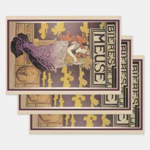 Biere de la Meuse von Marc Auguste Bastard Geschenkpapier Set