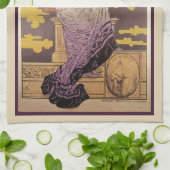 Biere de la Meuse von Marc Auguste Bastard Geschirrtuch (Gefaltet)