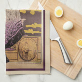 Biere de la Meuse von Marc Auguste Bastard Geschirrtuch (Viertel Falte)