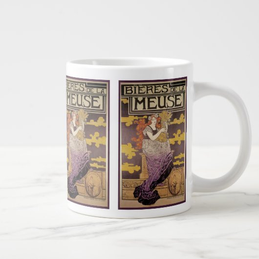 Biere de la Meuse von Marc Auguste Bastard Jumbo-Tasse (Rechts)