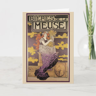 Biere de la Meuse von Marc Auguste Bastard Karte