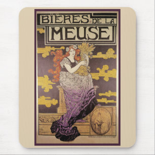 Biere de la Meuse von Marc Auguste Bastard Mousepad