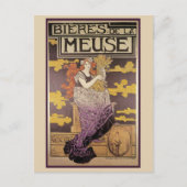 Biere de la Meuse von Marc Auguste Bastard Postkarte (Vorderseite)