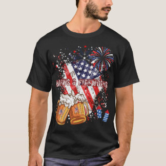 Biere & Feuerwerk T-Shirt