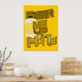 Biere mich heiß poster (Küche)
