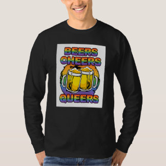 Biere Prost Queers Bisexuell Transgender Liebe Lgb T-Shirt