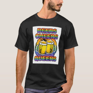 Biere Prost Queers Bisexuell Transgender Liebe Lgb T-Shirt