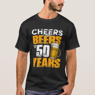 Biere und Beile bis 50 Jahre alt Geburtstagskind T-Shirt