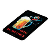 Biere von Chartres Werbeplakat Magnet (Linke Seite)
