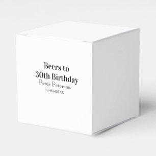 Biere zum 30. Geburtstag Name Datum Mann stilvollE Geschenkschachtel