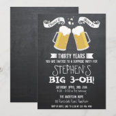 Biereinladung/Tafelbiereinladung Einladung (Vorne/Hinten)