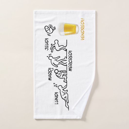 Bierentwicklung Badhandtuch Set (Handtuch)