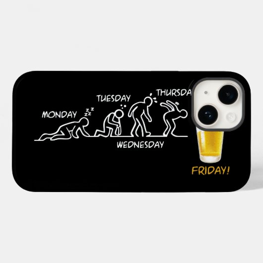 Bierentwicklung Case-Mate iPhone Hülle (Rückseite (Horizontal))