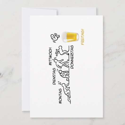 Bierentwicklung Einladung (Vorderseite)