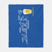 Bierentwicklung Fleecedecke (Vorderseite)