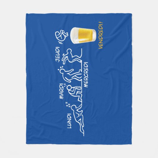 Bierentwicklung Fleecedecke (Vorderseite)