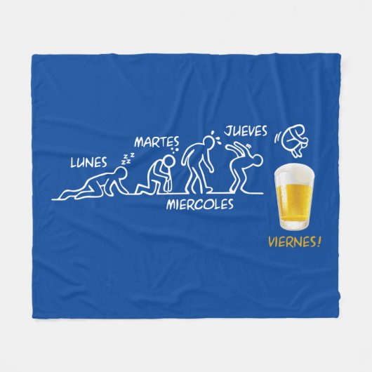 Bierentwicklung Fleecedecke (Vorderseite (Horizontal))