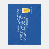 Bierentwicklung Fleecedecke (Vorderseite)