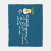 Bierentwicklung Fleecedecke (Vorderseite)