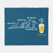 Bierentwicklung Fleecedecke (Vorderseite (Horizontal))