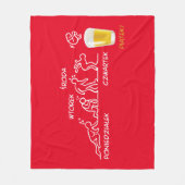 Bierentwicklung Fleecedecke (Vorderseite)