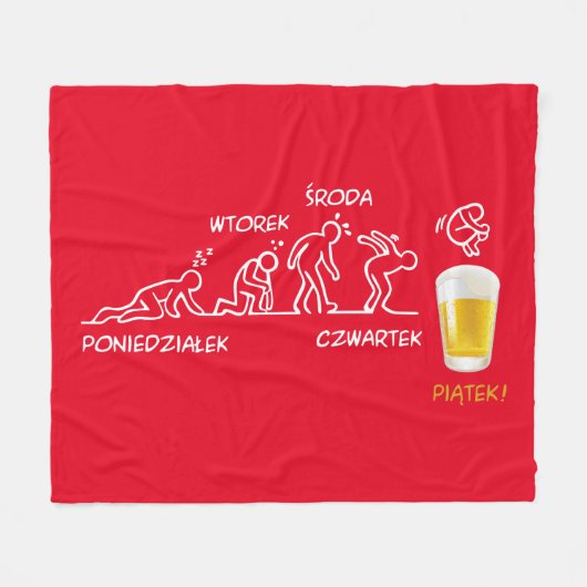 Bierentwicklung Fleecedecke (Vorderseite (Horizontal))