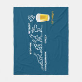 Bierentwicklung Fleecedecke (Vorderseite)