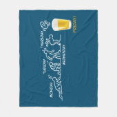 Bierentwicklung Fleecedecke (Vorderseite)