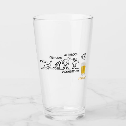 Bierentwicklung Glas (Vorderseite)