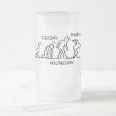 Bierentwicklung Mattglas Bierglas (Mittel)