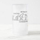 Bierentwicklung Mattglas Bierglas (Mittel)