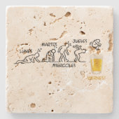 Bierentwicklung Steinuntersetzer (Vorderseite)