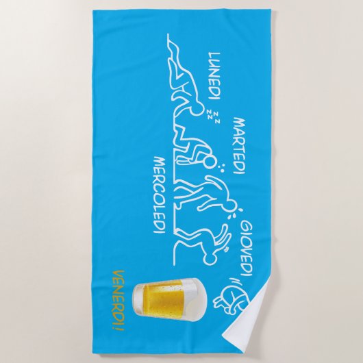 Bierentwicklung Strandtuch (Vorderseite)