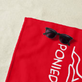 Bierentwicklung Strandtuch (Beispiel)