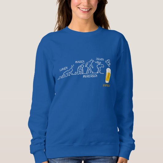 Bierentwicklung Sweatshirt (Vorderseite)
