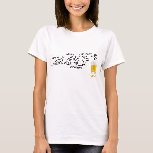 Bierentwicklung T-Shirt (Vorderseite)