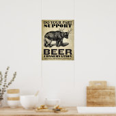 Biererhaltungsposter Poster (Küche)