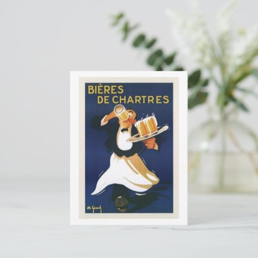 Bieres de Chartres Postkarte (Stehend Vorderseite)