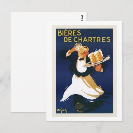 Bieres de Chartres Postkarte (Vorne/Hinten)