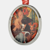 Bieres De-La Maas Silbernes Ornament (Links)